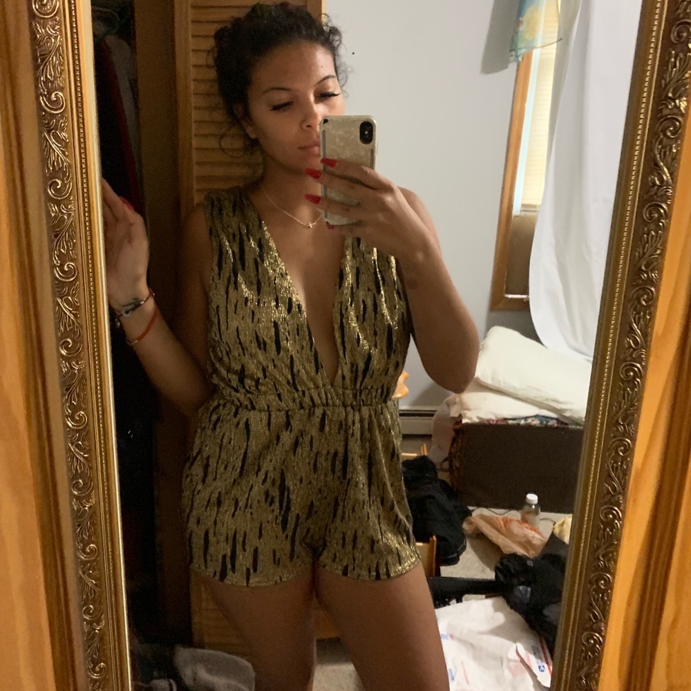 Black&Gold romper